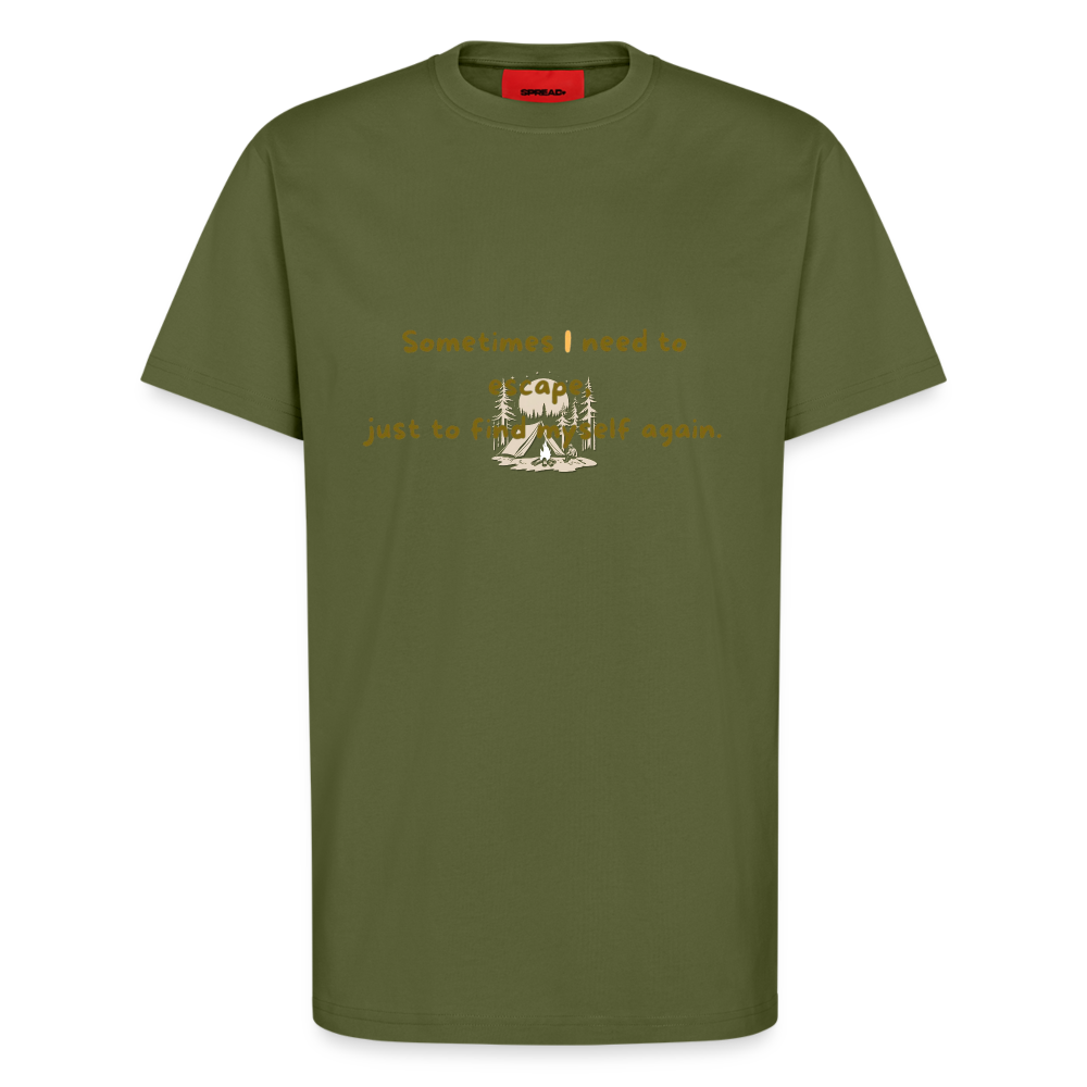 Relaxed T-shirt - MOSS GREEN