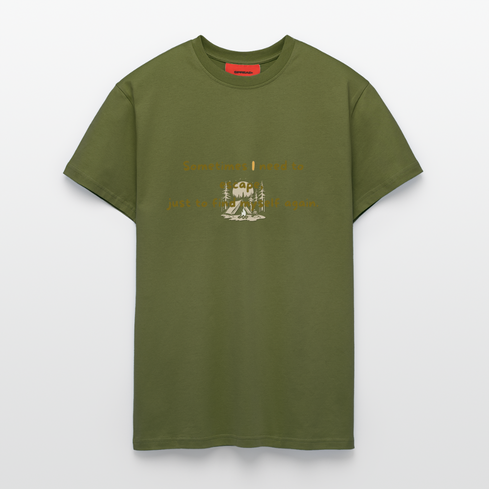 Relaxed T-shirt - MOSS GREEN